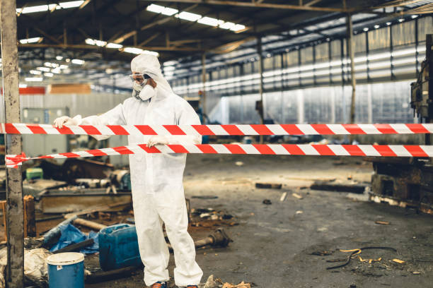 Professional Drug Lab Cleanup technician working in La Plata, MD